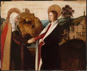 La Visitation (Josse Lieferinxe) - Muzeo.com