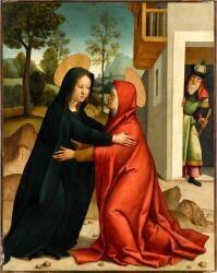 La Visitation (Juan Correa de Vivar) - Muzeo.com