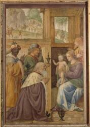 L'Adoration des Mages (Bernardino Luini) - Muzeo.com