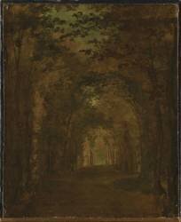 L'Allée (Louis Gabriel Moreau l'Aîné) - Muzeo.com