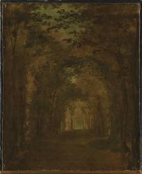 L'Allée (Louis Gabriel Moreau l'Aîné) - Muzeo.com