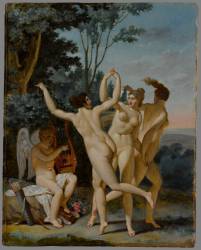 L'Amour et les Grâces (anonyme) - Muzeo.com