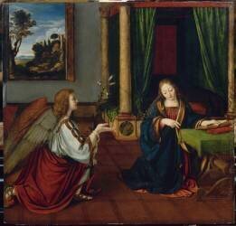 L'Annonciation (Andrea Solario) - Muzeo.com