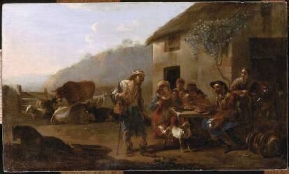 Le mendiant (Jan Miel) - Muzeo.com