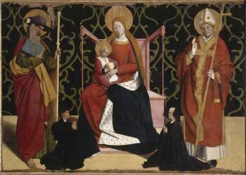 Le Retable Requin (Enguerrand Quarton) - Muzeo.com