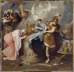 Le Sacrifice d'Iphigénie (Bertholet Flémal) - Muzeo.com