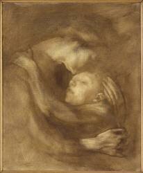 L'Enfant malade, esquisse (Eugène Carrière) - Muzeo.com