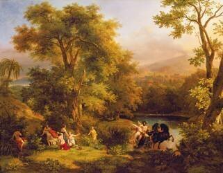 L'enlèvement de Proserpine (Jean Charles Joseph Remond) - Muzeo.com