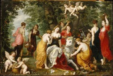 L'Enlèvement d'Europe (Hendrik van Balen) - Muzeo.com