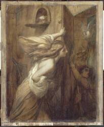 Les Deux Pigeons (esquisse) (François Léon Benouville) - Muzeo.com