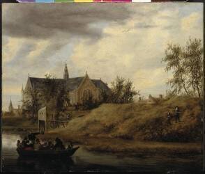 Les Joyeux paysans (Salomon van Ruysdael) - Muzeo.com
