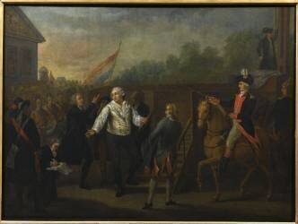 Louis XVI et l'Abbé Edgeworth de Firmont au pied de l'échafaud, le 21 janvier 1793 (Charles Benazech) - Muzeo.com