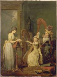 Madame de Genlis et les enfants du duc d'Orléans (Jean-Baptiste Mauzaisse) - Muzeo.com