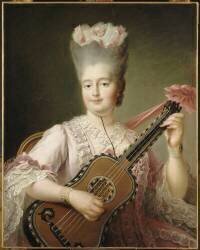 Marie-Clothide-Xavière de France (1759-1802), dite Madame Clotilde (François-Hubert Drouais) - Muzeo.com