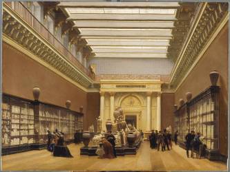 Musée Napoléon III, salle des terres cuites au Louvre, Salon de 1866 (Sébastien Charles Giraud) - Muzeo.com