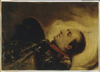 Napoléon Ier sur son lit de mort, le 5 mai 1821 (Jean-Baptiste Mauzaisse) - Muzeo.com