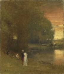 Over the river (George Inness) - Muzeo.com