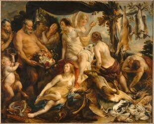 Repos de Diane (Jacob Jordaens) - Muzeo.com