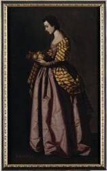 Sainte Dorothée (Francisco de Zurbaran) - Muzeo.com