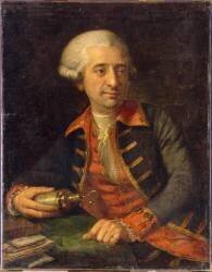 Antoine-Louis Lavoisier, chimiste, fermier-général (1746-1794)- en uniforme d'inspecteur général des poudres des armées de terre et de mer (François-Louis Brossard de...) - Muzeo.com
