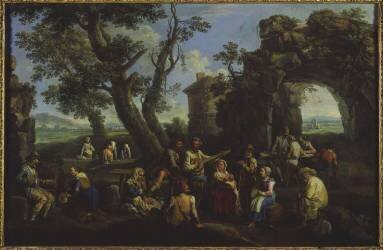 Scène champêtre (Andrea Locatelli) - Muzeo.com