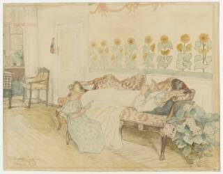 Scène d'intérieur (Peder Severin Kröyer) - Muzeo.com