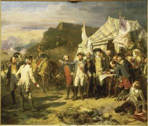 Siège de Yorktown, en octobre 1781 (Auguste Couder) - Muzeo.com
