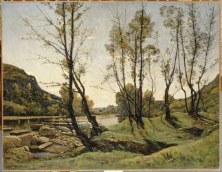 Vallée de l'Aumance (Henri Joseph Harpignies) - Muzeo.com