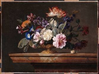 Vase de fleurs (Willem van Aelst) - Muzeo.com