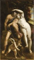 Vénus et Adonis (Luca Cambiaso) - Muzeo.com