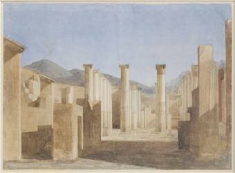 Vue de Pompeï (Arthur-Stanislas Diet) - Muzeo.com