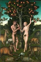 Adam et Eve (Lucas Cranach l'Ancien) - Muzeo.com