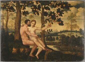 Adam et Eve (anonyme) - Muzeo.com