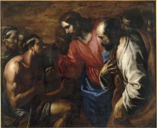 Jésus guérissant l'aveugle (anonyme) - Muzeo.com