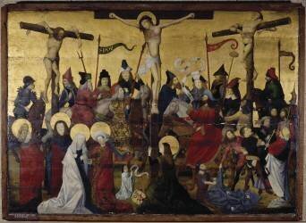 La Crucifixion (Maître du Rhin Moyen) - Muzeo.com