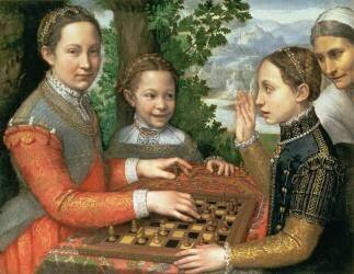 La partie d'échecs (Sofonisba Anguissola) - Muzeo.com
