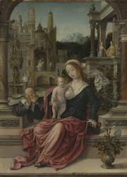 La Sainte Famille (Jan Gossaert) - Muzeo.com