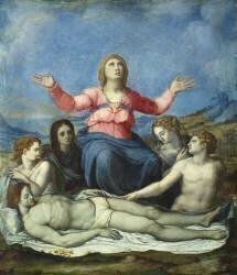 Lamentation du Christ (Alessandro Allori) - Muzeo.com