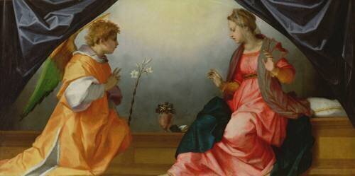 L'Annonciation (Andrea del Sarto) - Muzeo.com