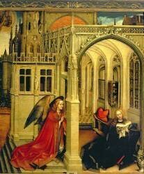 L'Annonciation (Robert Campin) - Muzeo.com