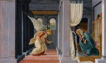 L'Annonciation (Sandro Botticelli) - Muzeo.com