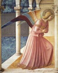 L'annonciation (détail) (Fra Angelico) - Muzeo.com