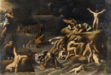 Le Déluge (Antonio Carracci) - Muzeo.com
