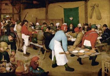 Le mariage paysan (Pieter Brueghel l'Ancien) - Muzeo.com