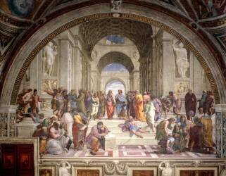 L'école d'Athènes (Raphaël) - Muzeo.com