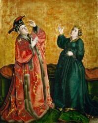 L'Empereur Auguste et la sibylle de Tibur (Konrad Witz) - Muzeo.com