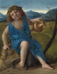 L'enfant Bacchus (Giovanni Bellini) - Muzeo.com