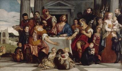 Les Pèlerins d'Emmaüs (Paul Véronèse) - Muzeo.com