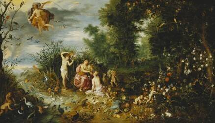 Les quatre éléments (Jan Brueghel l'Ancien) - Muzeo.com