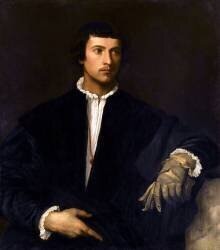 L'homme au gant (Titien) - Muzeo.com